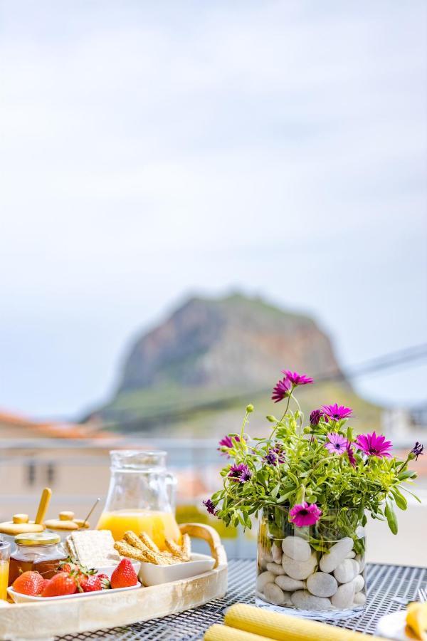 Monemvasia Modern Flat With Panoramic Sea View ภายนอก รูปภาพ