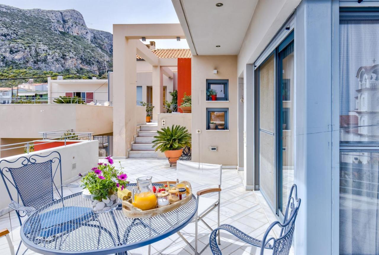 Monemvasia Modern Flat With Panoramic Sea View ภายนอก รูปภาพ