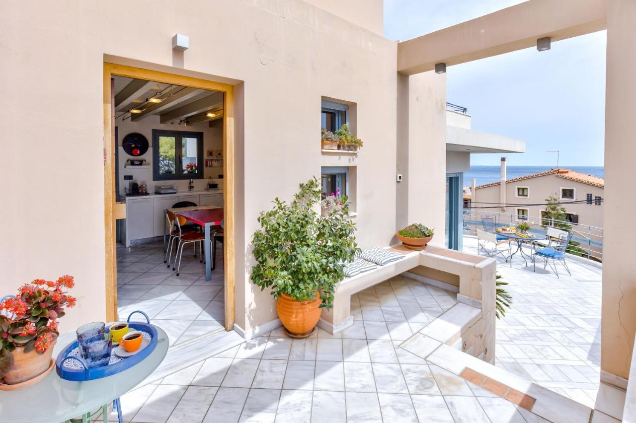 Monemvasia Modern Flat With Panoramic Sea View ภายนอก รูปภาพ